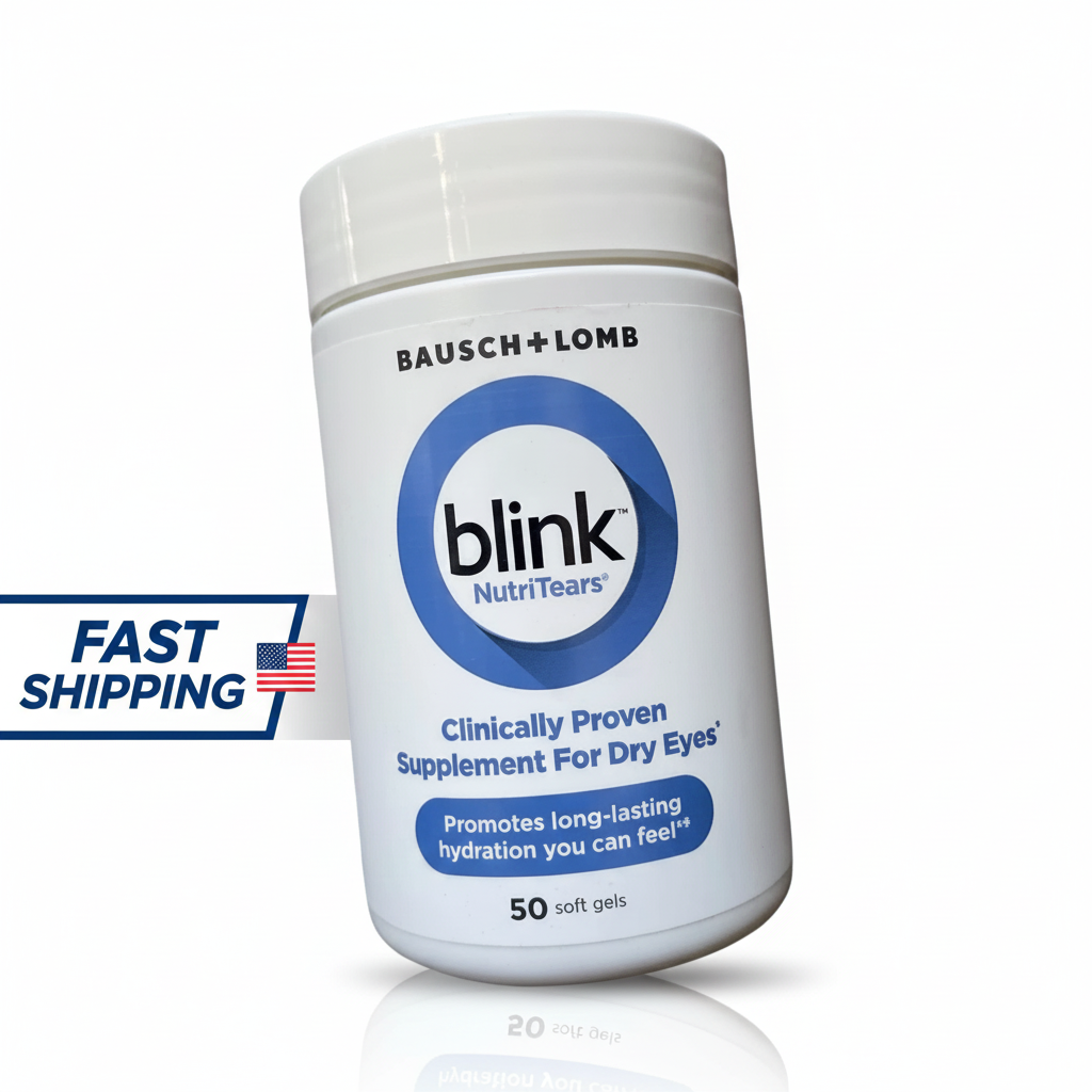 Blink NutriTears Dry Eye Supplement 30 Softgels Clinically Proven - New